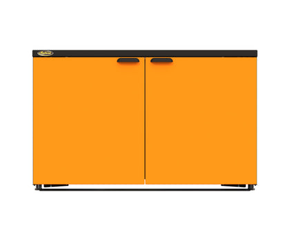 Swivel 2 X 60" Adj. Height Shelves & Mounting Brackets W/ 2 X 30" Doors (For End Run Use Only) PR80ESD60